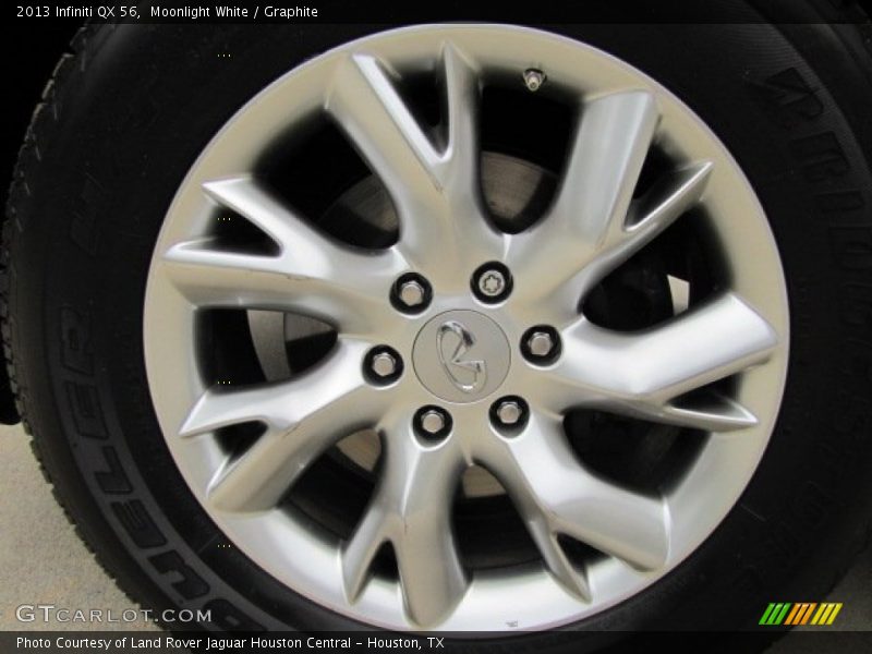 Moonlight White / Graphite 2013 Infiniti QX 56