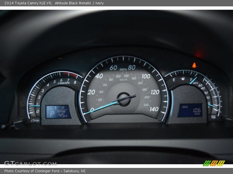 Attitude Black Metallic / Ivory 2014 Toyota Camry XLE V6