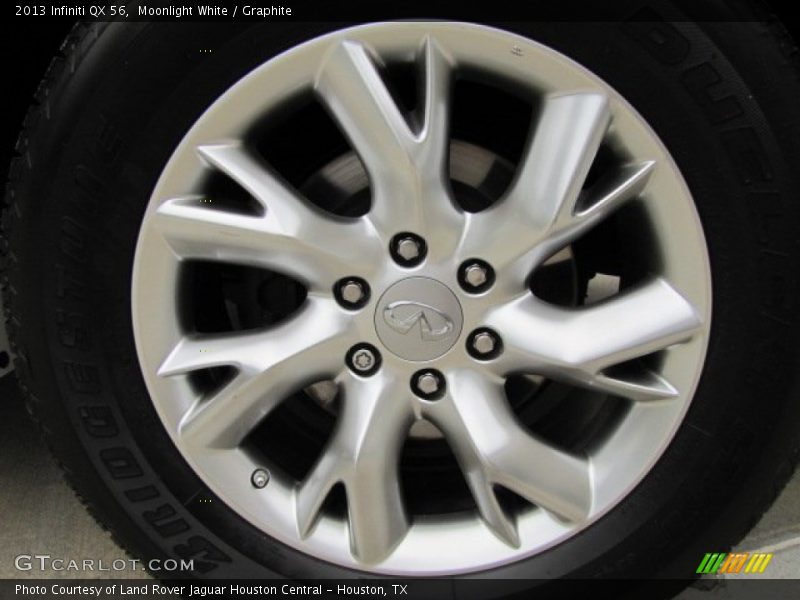Moonlight White / Graphite 2013 Infiniti QX 56