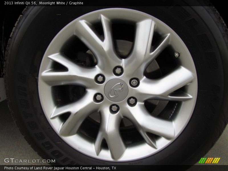 Moonlight White / Graphite 2013 Infiniti QX 56