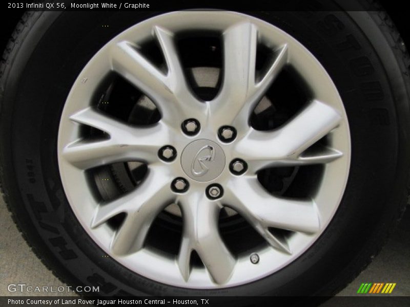 Moonlight White / Graphite 2013 Infiniti QX 56