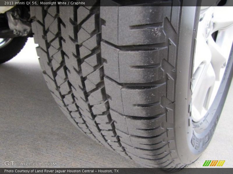 Moonlight White / Graphite 2013 Infiniti QX 56