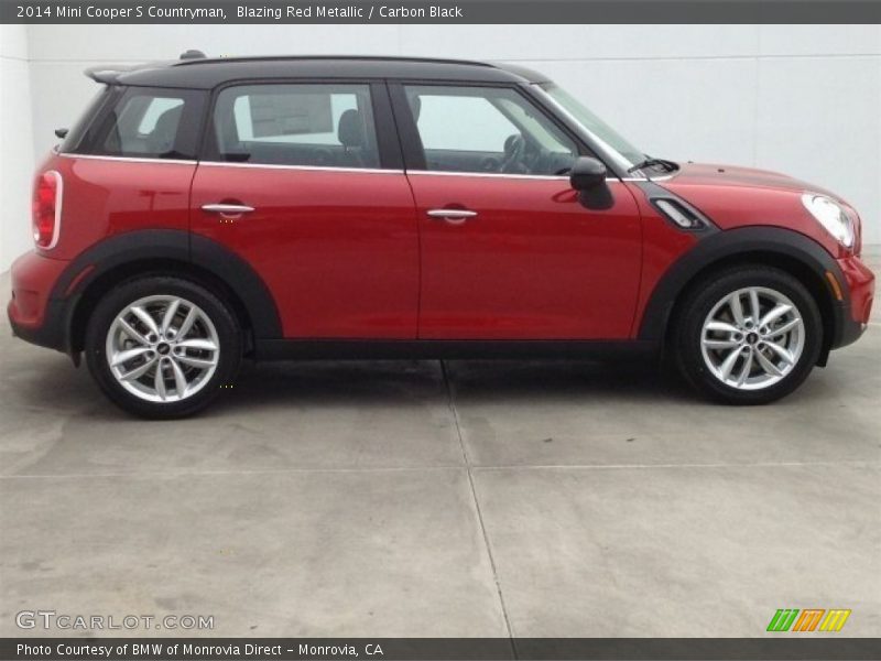 Blazing Red Metallic / Carbon Black 2014 Mini Cooper S Countryman