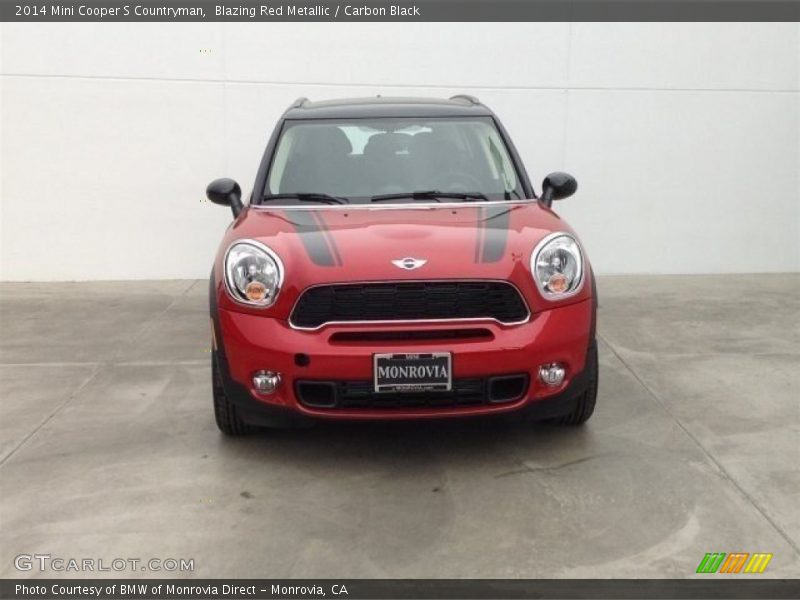 Blazing Red Metallic / Carbon Black 2014 Mini Cooper S Countryman