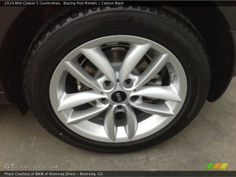 Blazing Red Metallic / Carbon Black 2014 Mini Cooper S Countryman