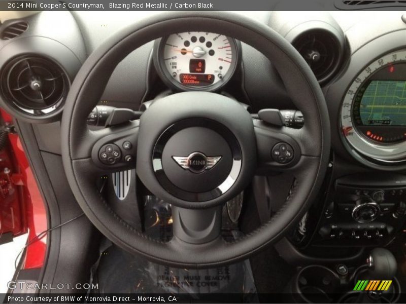 Blazing Red Metallic / Carbon Black 2014 Mini Cooper S Countryman