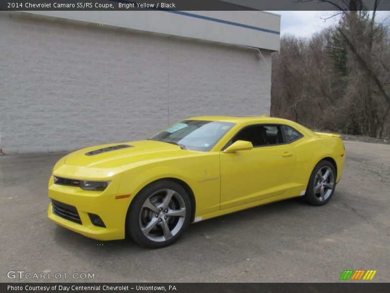 Bright Yellow / Black 2014 Chevrolet Camaro SS/RS Coupe