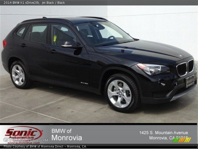 Jet Black / Black 2014 BMW X1 sDrive28i