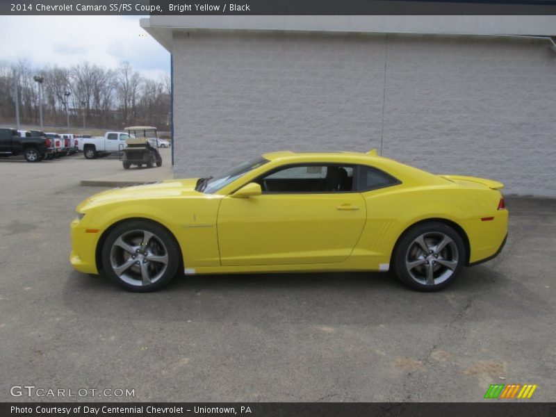 Bright Yellow / Black 2014 Chevrolet Camaro SS/RS Coupe