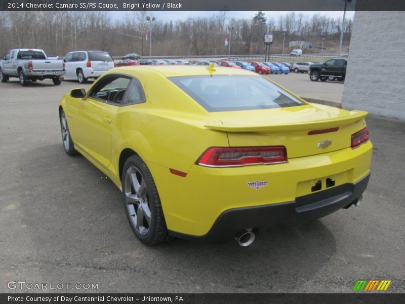 Bright Yellow / Black 2014 Chevrolet Camaro SS/RS Coupe