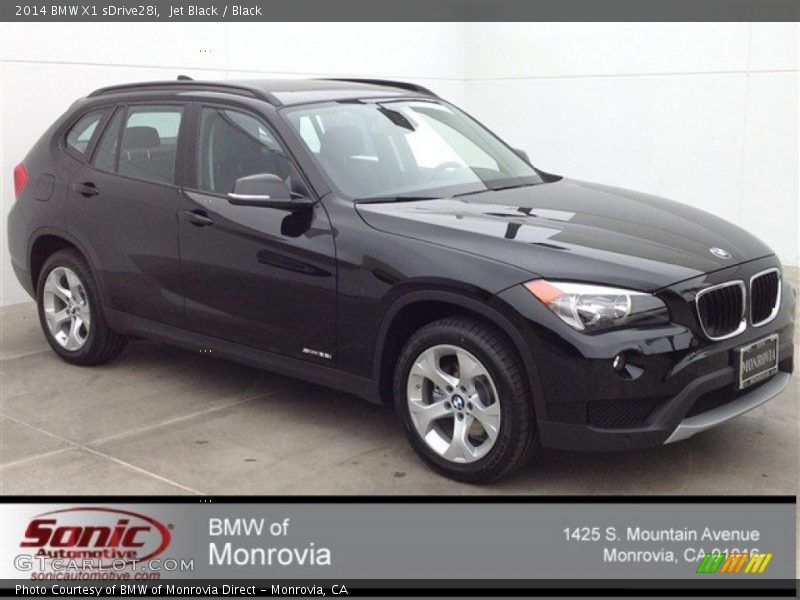 Jet Black / Black 2014 BMW X1 sDrive28i