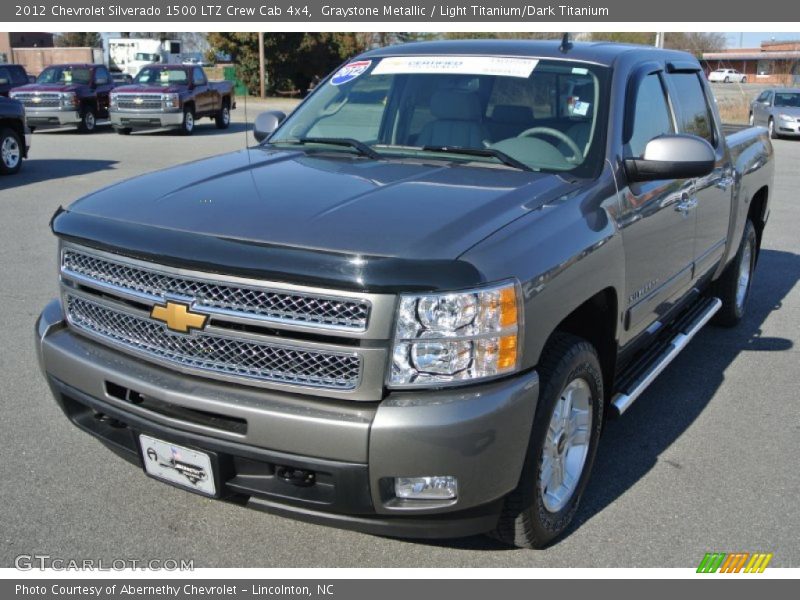 Graystone Metallic / Light Titanium/Dark Titanium 2012 Chevrolet Silverado 1500 LTZ Crew Cab 4x4