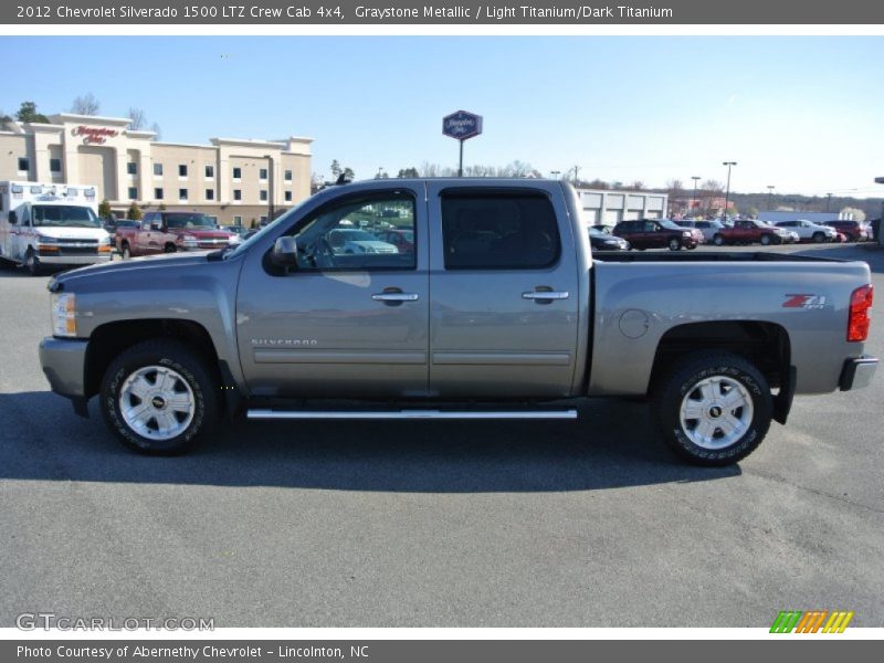 Graystone Metallic / Light Titanium/Dark Titanium 2012 Chevrolet Silverado 1500 LTZ Crew Cab 4x4