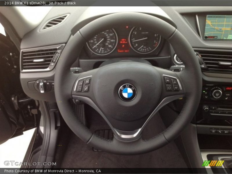 Jet Black / Black 2014 BMW X1 sDrive28i