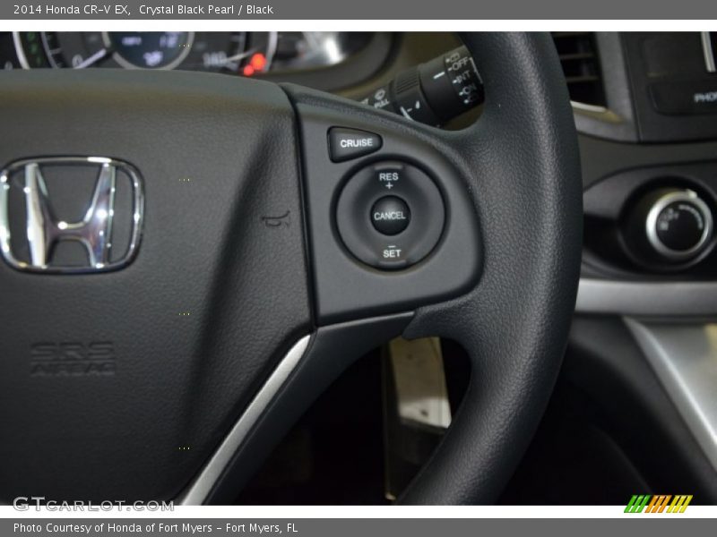 Crystal Black Pearl / Black 2014 Honda CR-V EX