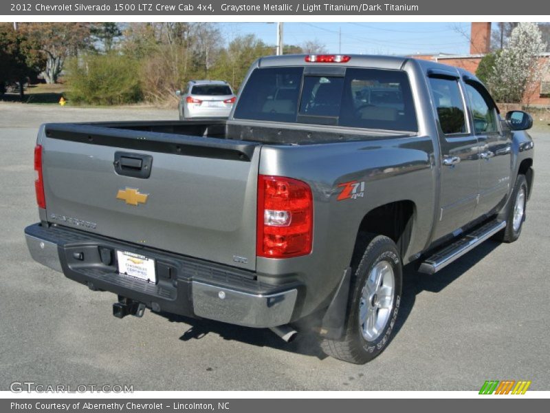 Graystone Metallic / Light Titanium/Dark Titanium 2012 Chevrolet Silverado 1500 LTZ Crew Cab 4x4