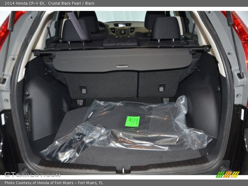 Crystal Black Pearl / Black 2014 Honda CR-V EX