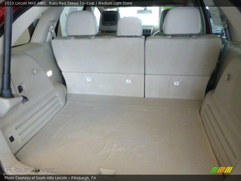 Ruby Red Tinted Tri-Coat / Medium Light Stone 2013 Lincoln MKX AWD