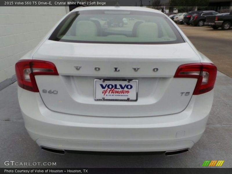 Crystal White Pearl / Soft Beige 2015 Volvo S60 T5 Drive-E