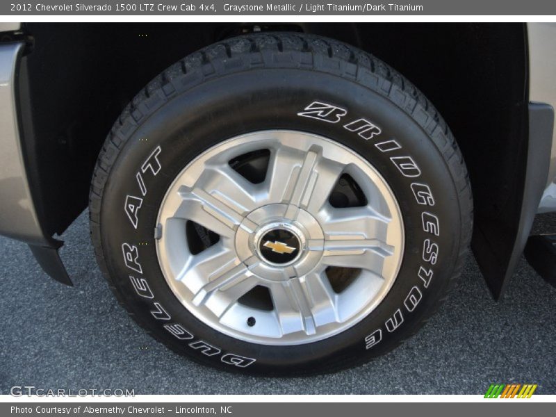 Graystone Metallic / Light Titanium/Dark Titanium 2012 Chevrolet Silverado 1500 LTZ Crew Cab 4x4