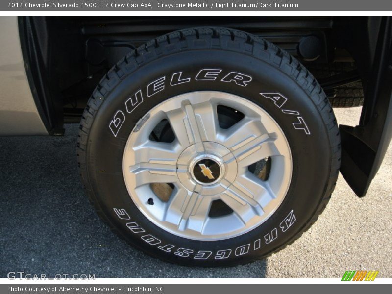 Graystone Metallic / Light Titanium/Dark Titanium 2012 Chevrolet Silverado 1500 LTZ Crew Cab 4x4