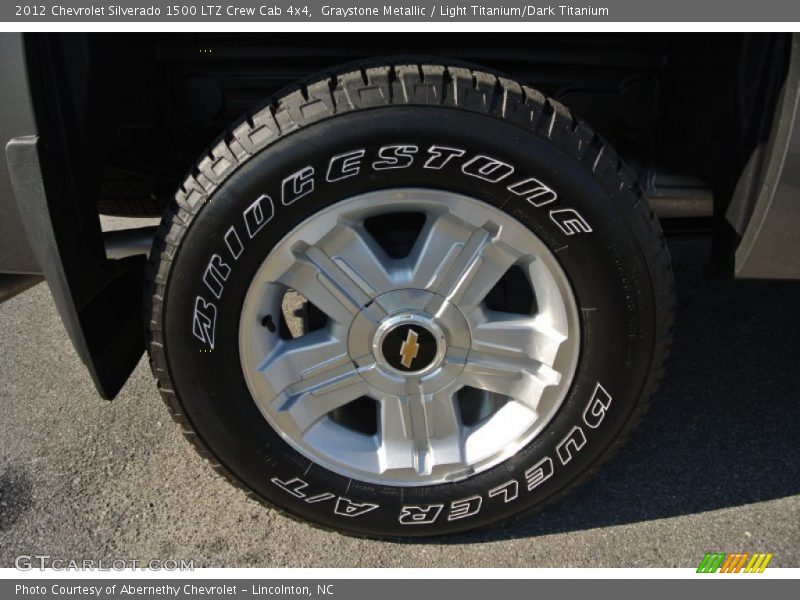Graystone Metallic / Light Titanium/Dark Titanium 2012 Chevrolet Silverado 1500 LTZ Crew Cab 4x4