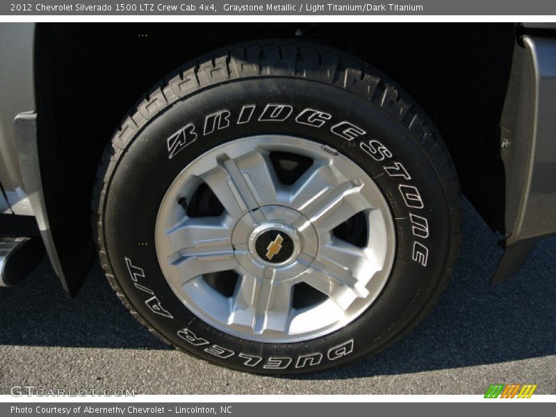 Graystone Metallic / Light Titanium/Dark Titanium 2012 Chevrolet Silverado 1500 LTZ Crew Cab 4x4