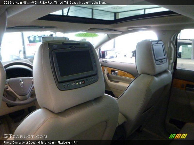 Ruby Red Tinted Tri-Coat / Medium Light Stone 2013 Lincoln MKX AWD