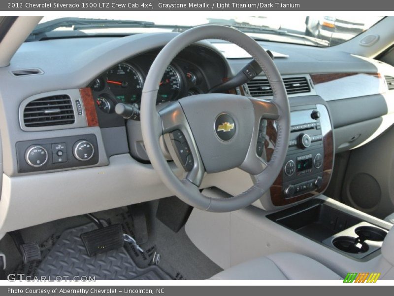 Graystone Metallic / Light Titanium/Dark Titanium 2012 Chevrolet Silverado 1500 LTZ Crew Cab 4x4