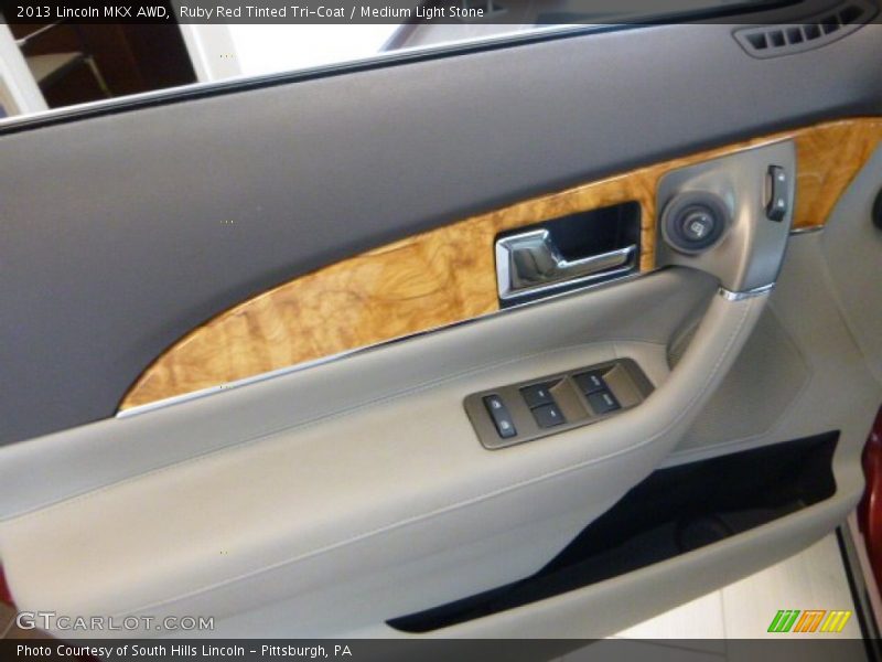 Ruby Red Tinted Tri-Coat / Medium Light Stone 2013 Lincoln MKX AWD