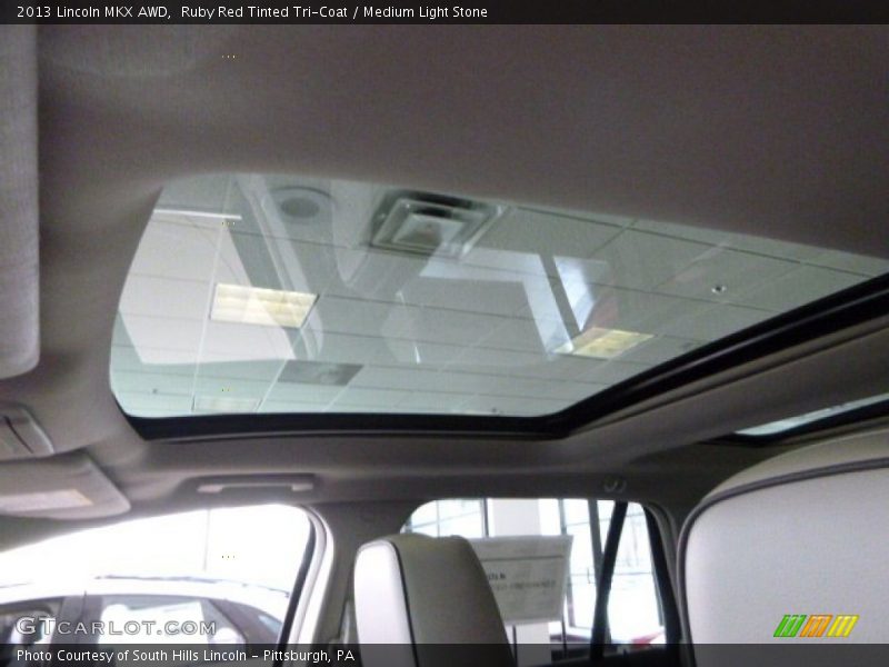 Ruby Red Tinted Tri-Coat / Medium Light Stone 2013 Lincoln MKX AWD