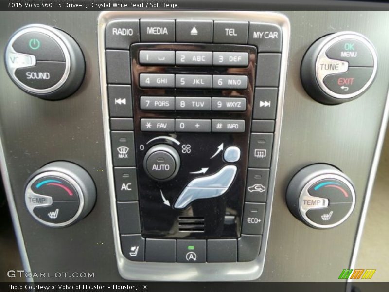 Crystal White Pearl / Soft Beige 2015 Volvo S60 T5 Drive-E