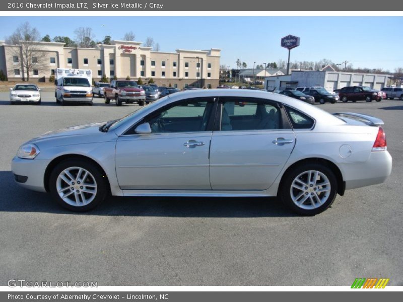 Silver Ice Metallic / Gray 2010 Chevrolet Impala LTZ