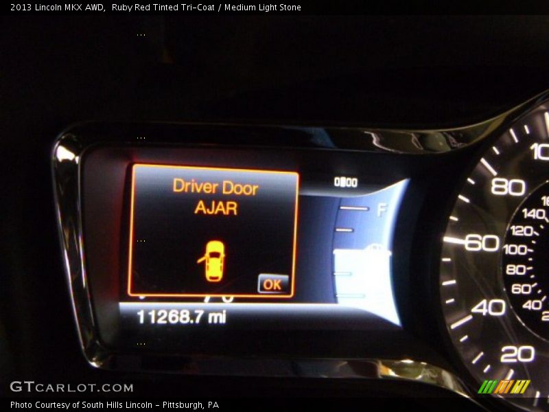 Ruby Red Tinted Tri-Coat / Medium Light Stone 2013 Lincoln MKX AWD