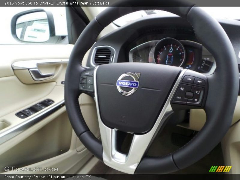 Crystal White Pearl / Soft Beige 2015 Volvo S60 T5 Drive-E