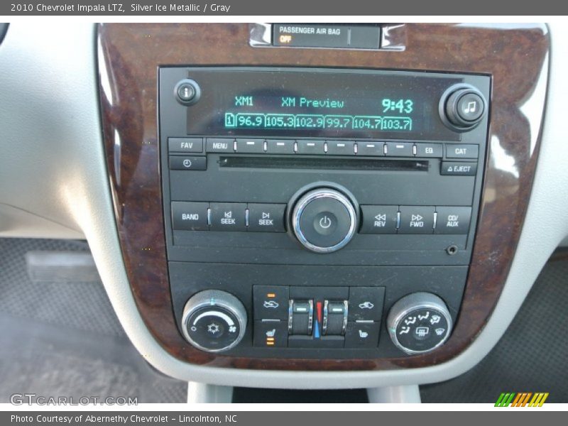 Silver Ice Metallic / Gray 2010 Chevrolet Impala LTZ