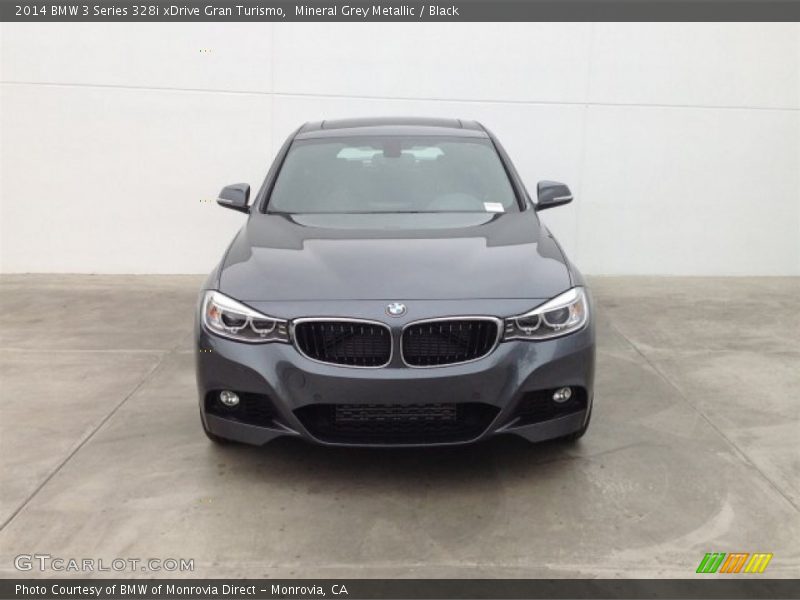 Mineral Grey Metallic / Black 2014 BMW 3 Series 328i xDrive Gran Turismo