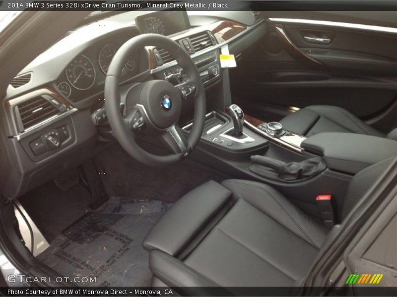 Mineral Grey Metallic / Black 2014 BMW 3 Series 328i xDrive Gran Turismo