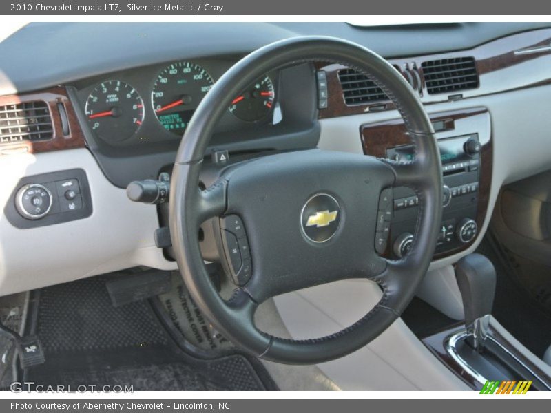 Silver Ice Metallic / Gray 2010 Chevrolet Impala LTZ
