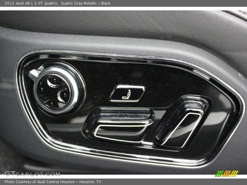 Quartz Gray Metallic / Black 2013 Audi A8 L 3.0T quattro