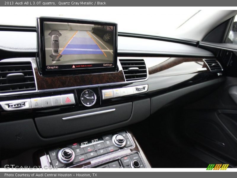 Quartz Gray Metallic / Black 2013 Audi A8 L 3.0T quattro
