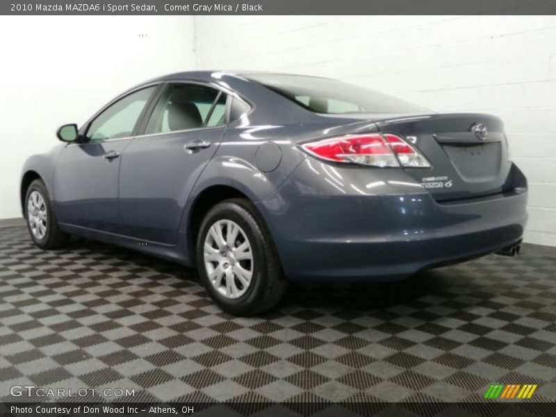 Comet Gray Mica / Black 2010 Mazda MAZDA6 i Sport Sedan