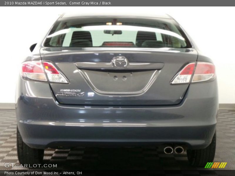 Comet Gray Mica / Black 2010 Mazda MAZDA6 i Sport Sedan