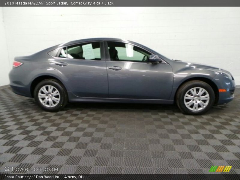 Comet Gray Mica / Black 2010 Mazda MAZDA6 i Sport Sedan