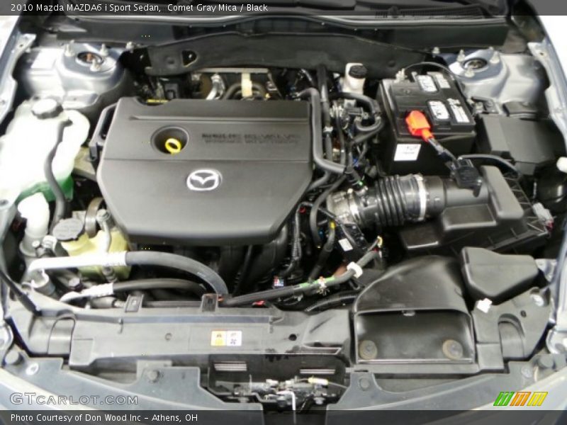 Comet Gray Mica / Black 2010 Mazda MAZDA6 i Sport Sedan
