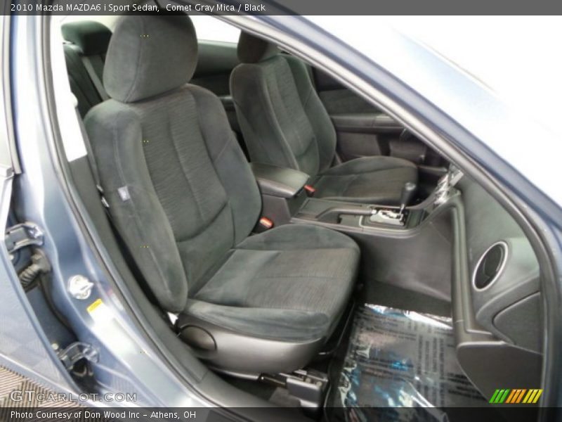 Comet Gray Mica / Black 2010 Mazda MAZDA6 i Sport Sedan