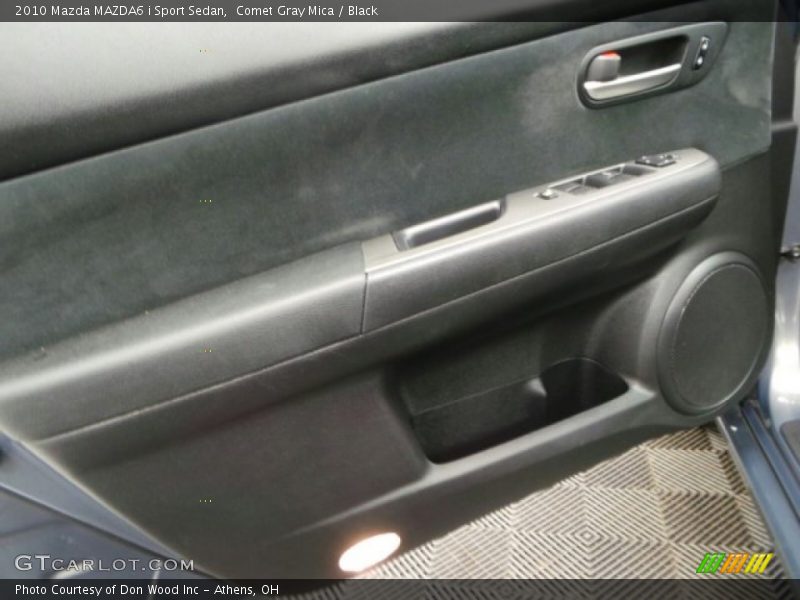 Comet Gray Mica / Black 2010 Mazda MAZDA6 i Sport Sedan