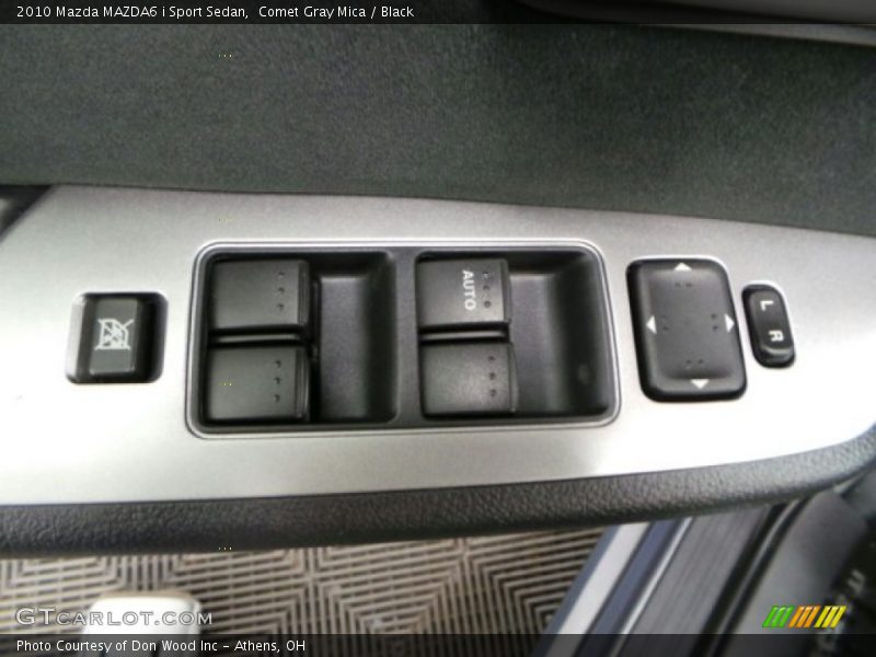 Comet Gray Mica / Black 2010 Mazda MAZDA6 i Sport Sedan