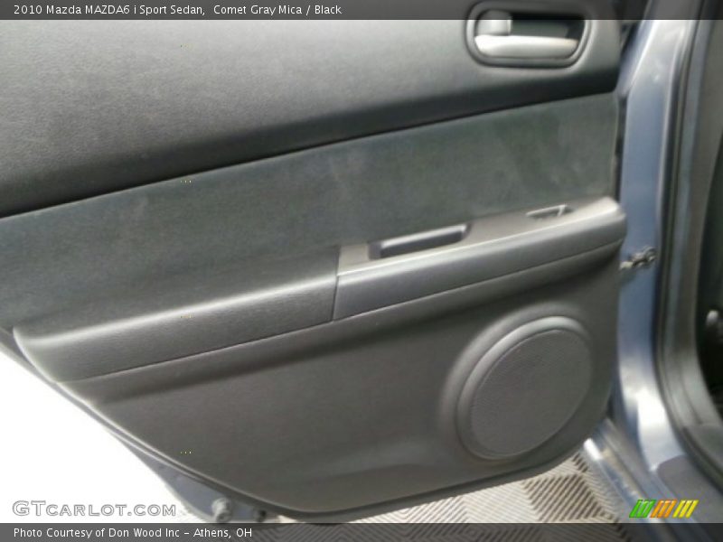 Comet Gray Mica / Black 2010 Mazda MAZDA6 i Sport Sedan