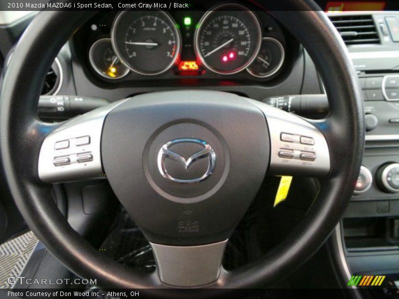 Comet Gray Mica / Black 2010 Mazda MAZDA6 i Sport Sedan